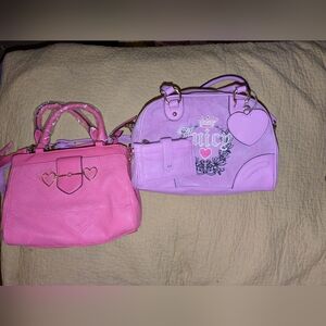 Im Selling a juicy couture satchel and a juicy couture bowler bag and wallet